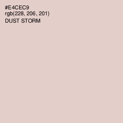 #E4CEC9 - Dust Storm Color Image